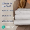 image:imageQueen Size 4 Piece Sheet Set  Comfy Breathable amp Cooling Sheets  Hotel Luxury Bed Sheets for Women amp Men  Deep Pockets EasyFit Soft and Wrinkle Free Sheets  French Grey OekoTex Bed Sheet Set