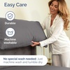 image:imageQueen Size 4 Piece Sheet Set  Comfy Breathable amp Cooling Sheets  Hotel Luxury Bed Sheets for Women and Men  Deep Pockets EasyFit Soft and Wrinkle Free Sheets  Dark Grey OekoTex Bed Sheet Set