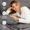 image:imageQueen Size 4 Piece Sheet Set  Comfy Breathable amp Cooling Sheets  Hotel Luxury Bed Sheets for Women and Men  Deep Pockets EasyFit Soft and Wrinkle Free Sheets  Dark Grey OekoTex Bed Sheet Set