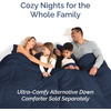 image:imageQueen Size 4 Piece Sheet Set  Comfy Breathable amp Cooling Sheets  Hotel Luxury Bed Sheets for Women and Men  Deep Pockets EasyFit Soft and Wrinkle Free Sheets  Navy Blue OekoTex Bed Sheet Set