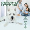 image:imageSafeRest Waterproof King Size Mattress Protector  Fitted with Stretchable Pockets  Machine Washable Cotton Blend Mattress Cover for BedOff White