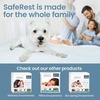 image:imageSafeRest Waterproof King Size Mattress Protector  Fitted with Stretchable Pockets  Machine Washable Cotton Blend Mattress Cover for BedPure White