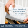 image:imageSafeRest Waterproof King Size Mattress Protector  Fitted with Stretchable Pockets  Machine Washable Cotton Blend Mattress Cover for BedPure White