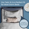 image:imageSafeRest Waterproof King Size Mattress Protector  Fitted with Stretchable Pockets  Machine Washable Cotton Blend Mattress Cover for BedPure White
