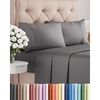image:imageQueen Size 4 Piece Sheet Set  Comfy Breathable amp Cooling Sheets  Hotel Luxury Bed Sheets for Women and Men  Deep Pockets EasyFit Soft and Wrinkle Free Sheets  Dark Grey OekoTex Bed Sheet Set