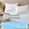 image:imageBeckham Hotel Collection Cooling Pillowcases for Hot Sleepers StandardQueen Size Set of 2 Cool Touch Pillow Cases Envelope Closure Silky Soft Breathable Light Gray01  White