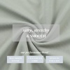 image:imageBeckham Hotel Collection Cooling Pillowcases for Hot Sleepers StandardQueen Size Set of 2 Cool Touch Pillow Cases Envelope Closure Silky Soft Breathable Light Gray06  Aqua Gray