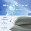 image:imageBeckham Hotel Collection Cooling Pillowcases for Hot Sleepers StandardQueen Size Set of 2 Cool Touch Pillow Cases Envelope Closure Silky Soft Breathable Light Gray06  Aqua Gray