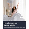 image:imageBeckham Hotel Collection 100 Cotton Queen Sheet Set 4Piece Light Gray  500 Thread Count Silky Soft Weave Breathable AntiPilling 16Inch Pocket AllAround Elastic Gets Softer with Every Wash03  Gray