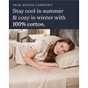 image:imageBeckham Hotel Collection 100 Cotton Queen Sheet Set 4Piece Light Gray  500 Thread Count Silky Soft Weave Breathable AntiPilling 16Inch Pocket AllAround Elastic Gets Softer with Every Wash05  Sand