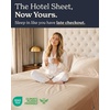 image:imageBeckham Hotel Collection 100 Cotton Queen Sheet Set 4Piece Light Gray  500 Thread Count Silky Soft Weave Breathable AntiPilling 16Inch Pocket AllAround Elastic Gets Softer with Every Wash05  Sand