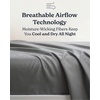 image:imageBeckham Hotel Collection Queen 4 Piece Cooling Sheet Set for Hot Sleepers Silky Soft Breathable amp Cooling Summer Bed Sheets  Fits Mattress Up to 16 Deep Pockets  Wrinkle amp Fade Free Gray04  Dark Gray