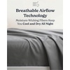 image:imageBeckham Hotel Collection Queen 4 Piece Cooling Sheet Set for Hot Sleepers Silky Soft Breathable amp Cooling Summer Bed Sheets  Fits Mattress Up to 16 Deep Pockets  Wrinkle amp Fade Free Gray04  Dark Gray