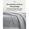 image:imageBeckham Hotel Collection Queen 4 Piece Cooling Sheet Set for Hot Sleepers Silky Soft Breathable amp Cooling Summer Bed Sheets  Fits Mattress Up to 16 Deep Pockets  Wrinkle amp Fade Free Gray02  Light Gray