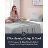 image:imageBeckham Hotel Collection Queen 4 Piece Cooling Sheet Set for Hot Sleepers Silky Soft Breathable amp Cooling Summer Bed Sheets  Fits Mattress Up to 16 Deep Pockets  Wrinkle amp Fade Free Gray02  Light Gray