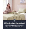 image:imageBeckham Hotel Collection Queen 4 Piece Cooling Sheet Set for Hot Sleepers Silky Soft Breathable amp Cooling Summer Bed Sheets  Fits Mattress Up to 16 Deep Pockets  Wrinkle amp Fade Free Gray05  Sand