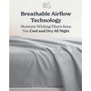 image:imageBeckham Hotel Collection Queen 4 Piece Cooling Sheet Set for Hot Sleepers Silky Soft Breathable amp Cooling Summer Bed Sheets  Fits Mattress Up to 16 Deep Pockets  Wrinkle amp Fade Free Gray03  Gray