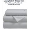 image:imageBeckham Hotel Collection Queen 4 Piece Cooling Sheet Set for Hot Sleepers Silky Soft Breathable amp Cooling Summer Bed Sheets  Fits Mattress Up to 16 Deep Pockets  Wrinkle amp Fade Free Gray03  Gray